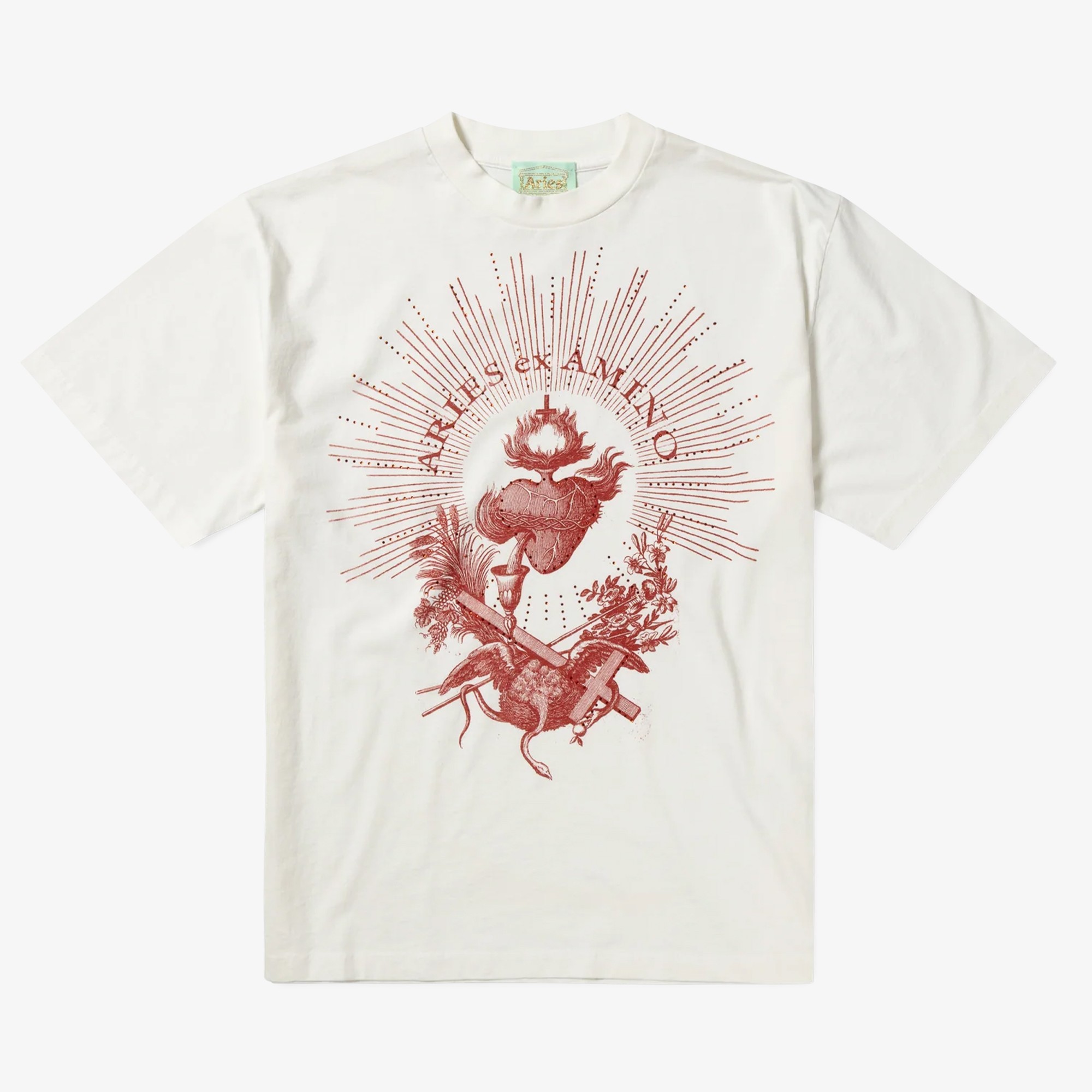 Faded Aries Ex Amino SS Tee 'Off White'