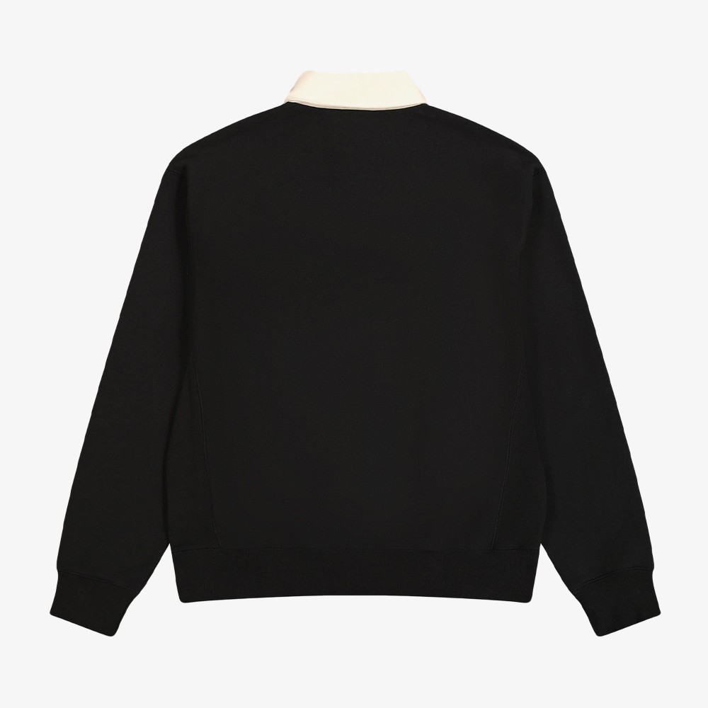 Polo Neck Sweatshirt 'Black'