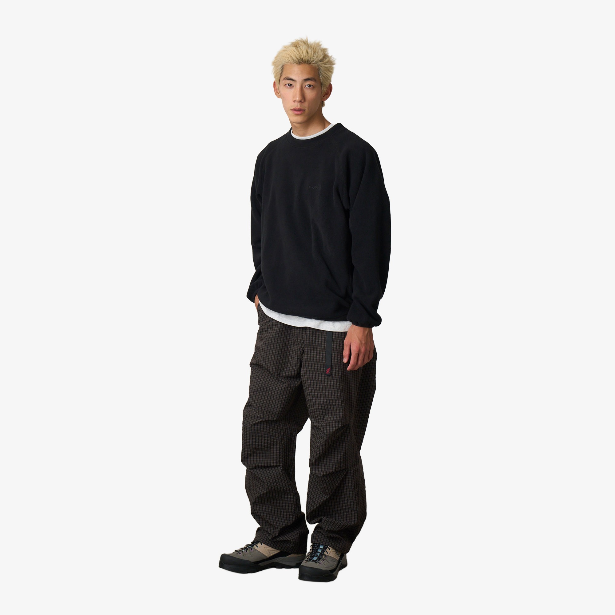 Northside Plaid Pant 'Deep Brown'