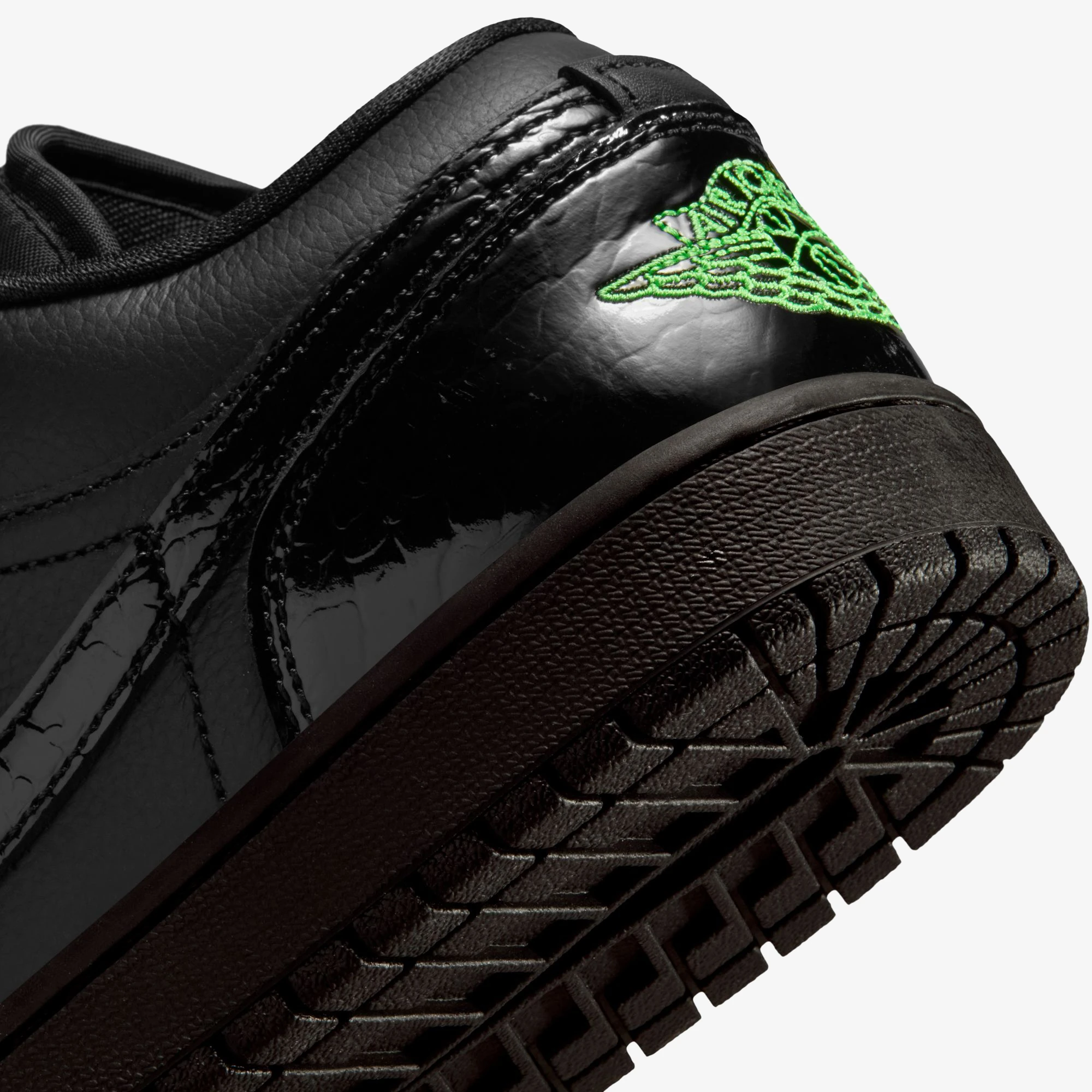 Air Jordan 1 Low SE 'Black Croc Scream Green' (W) - WUNDER