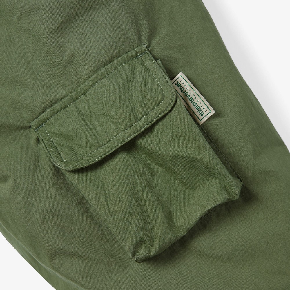 Multi Pocket Down Jacket 'Green'