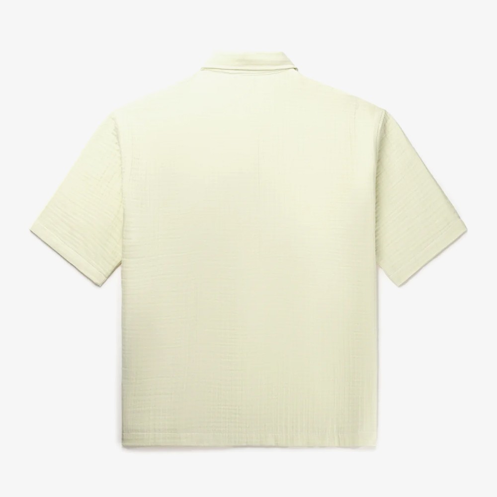 Enzi Seersucker Shirt 'Icing Yellow'