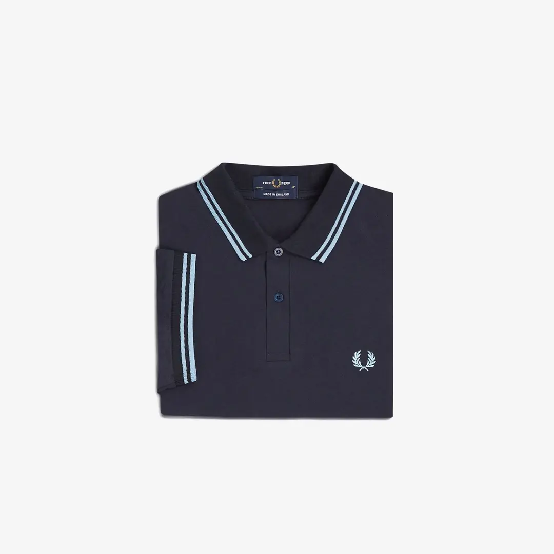 Fred Perry Twin Tipped Shirt 'Navy' - WUNDER