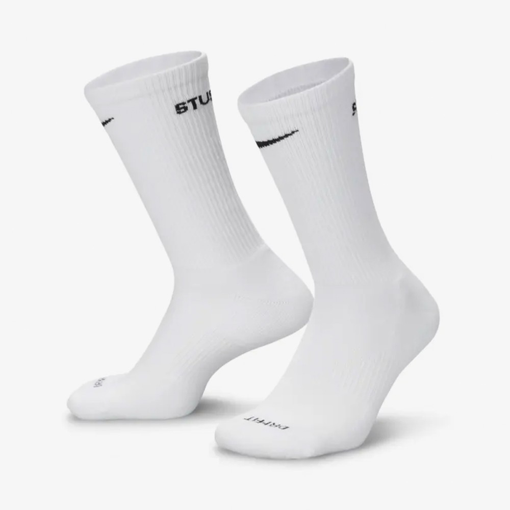 Nike x Stüssy Everyday Plus Crew Socks (3-Pack) 'White'