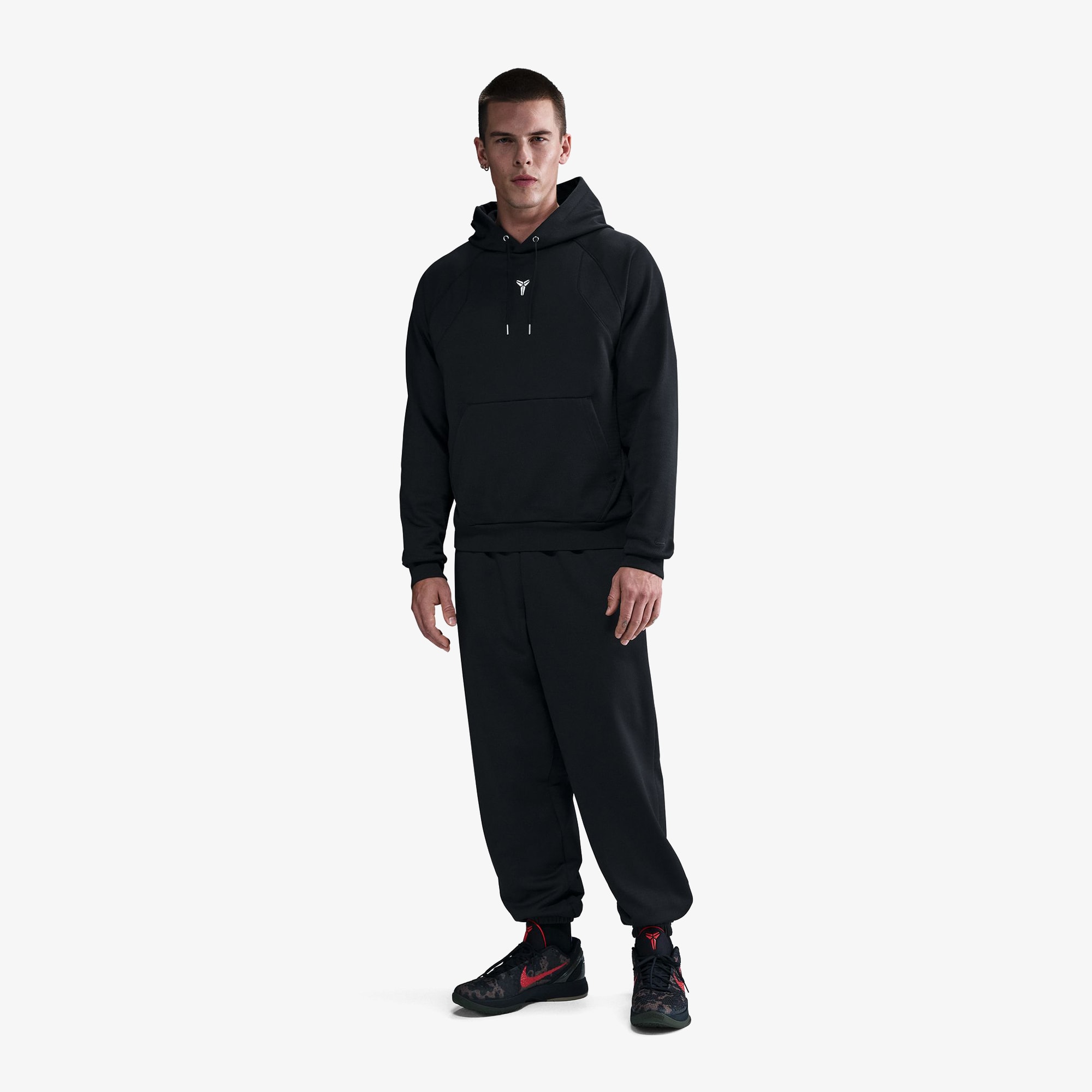 Kobe Therma-FIT Pullover Hoodie 'Black'