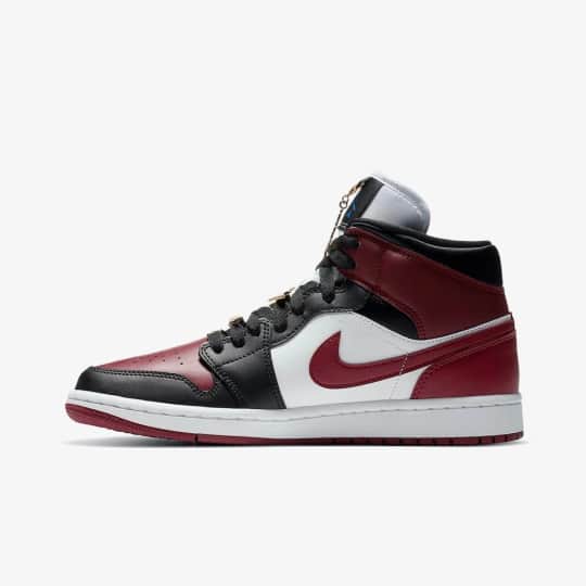 Jordan Air Jordan Bordo 1 Mid SE 'Black Dark Beetroot' (W) Wunder'de! Bordo - 3. görsel