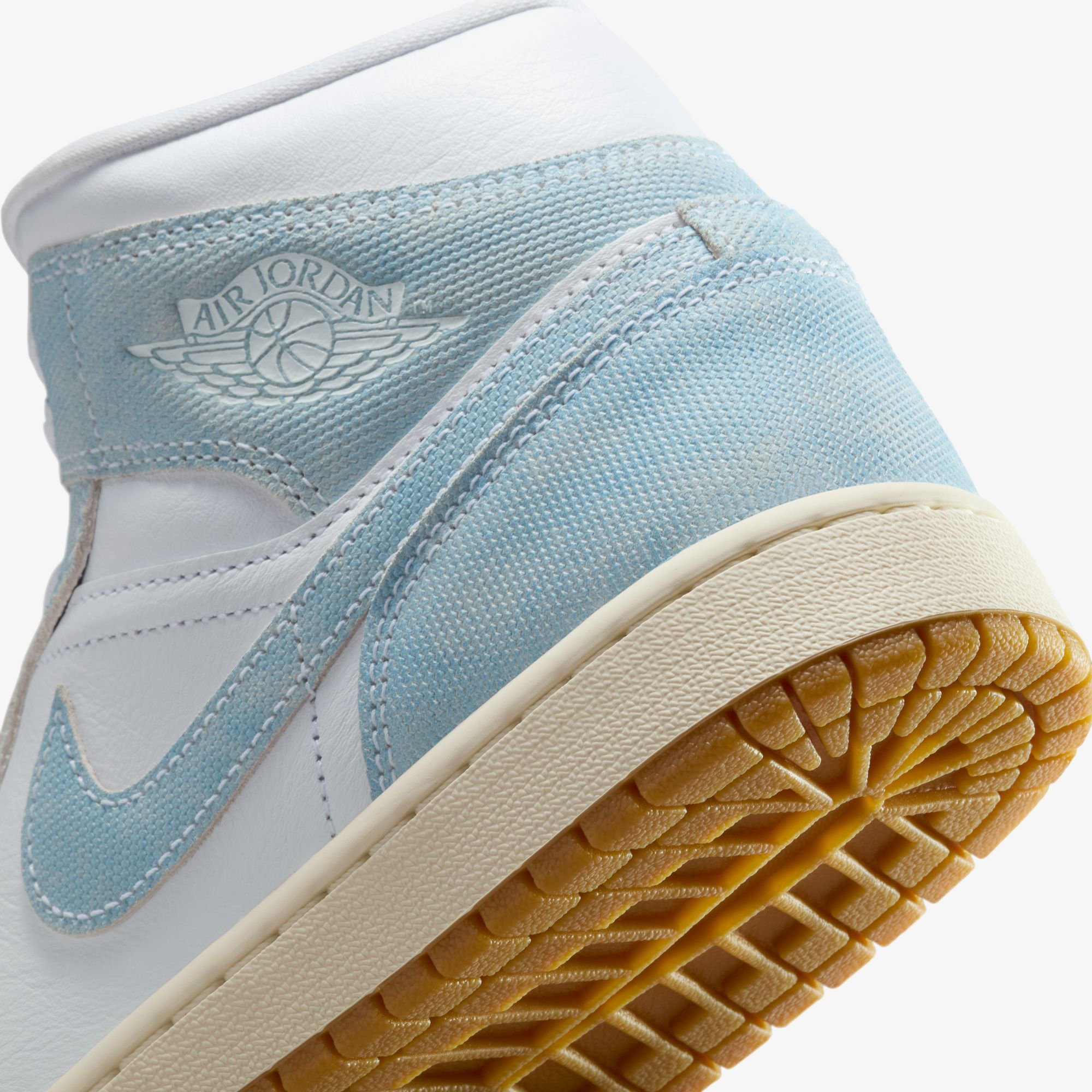 Air Jordan 1 Mid 'Denim Gum'
