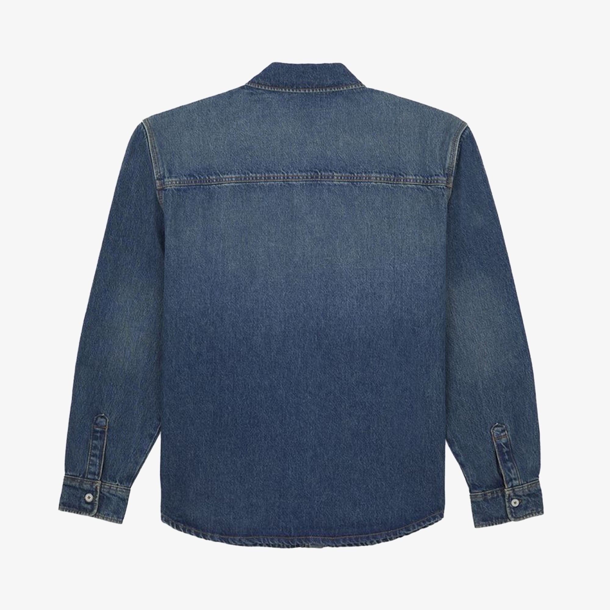 Mechanic Denim Shirt LS 'Khaki Tinted Blue'