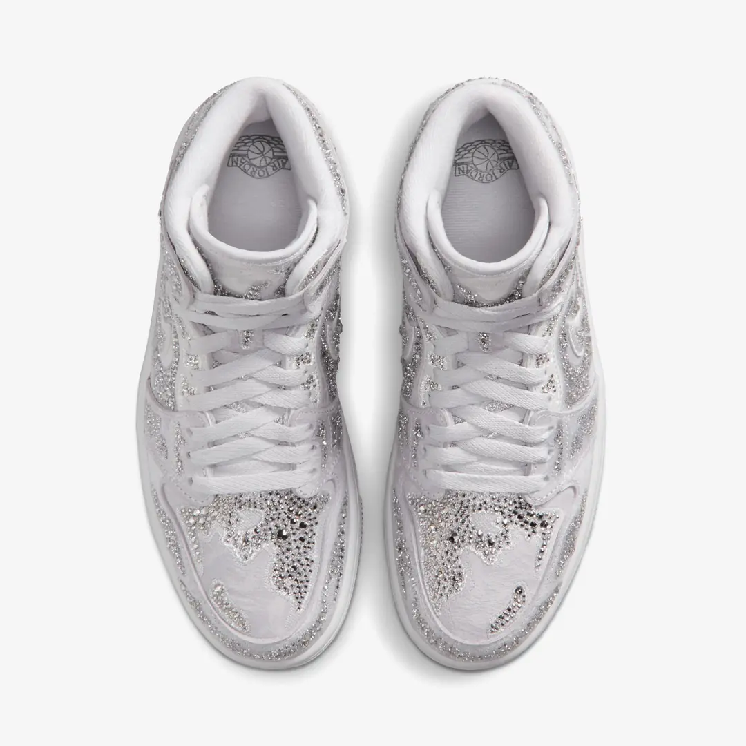 Air Jordan 1 Retro High OG x Swarovski 'Vast Grey' (W) - WUNDER