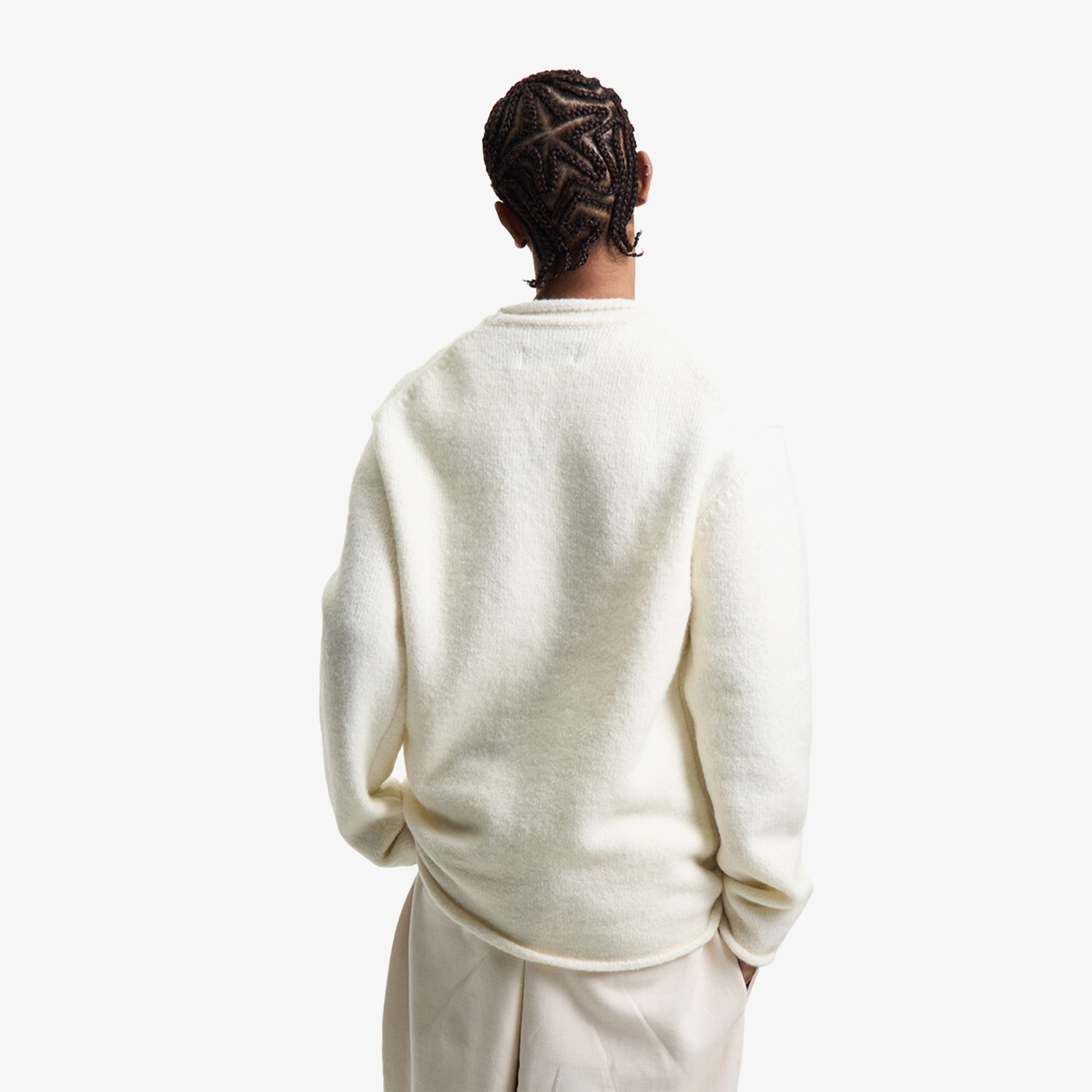 Premium Kidmohair Nomadic Sweater 'Off White'