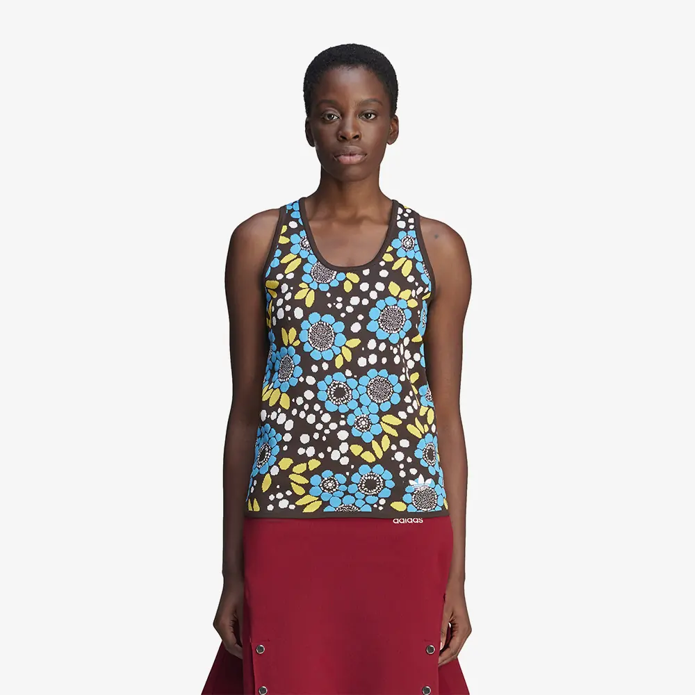 adidas floral tank