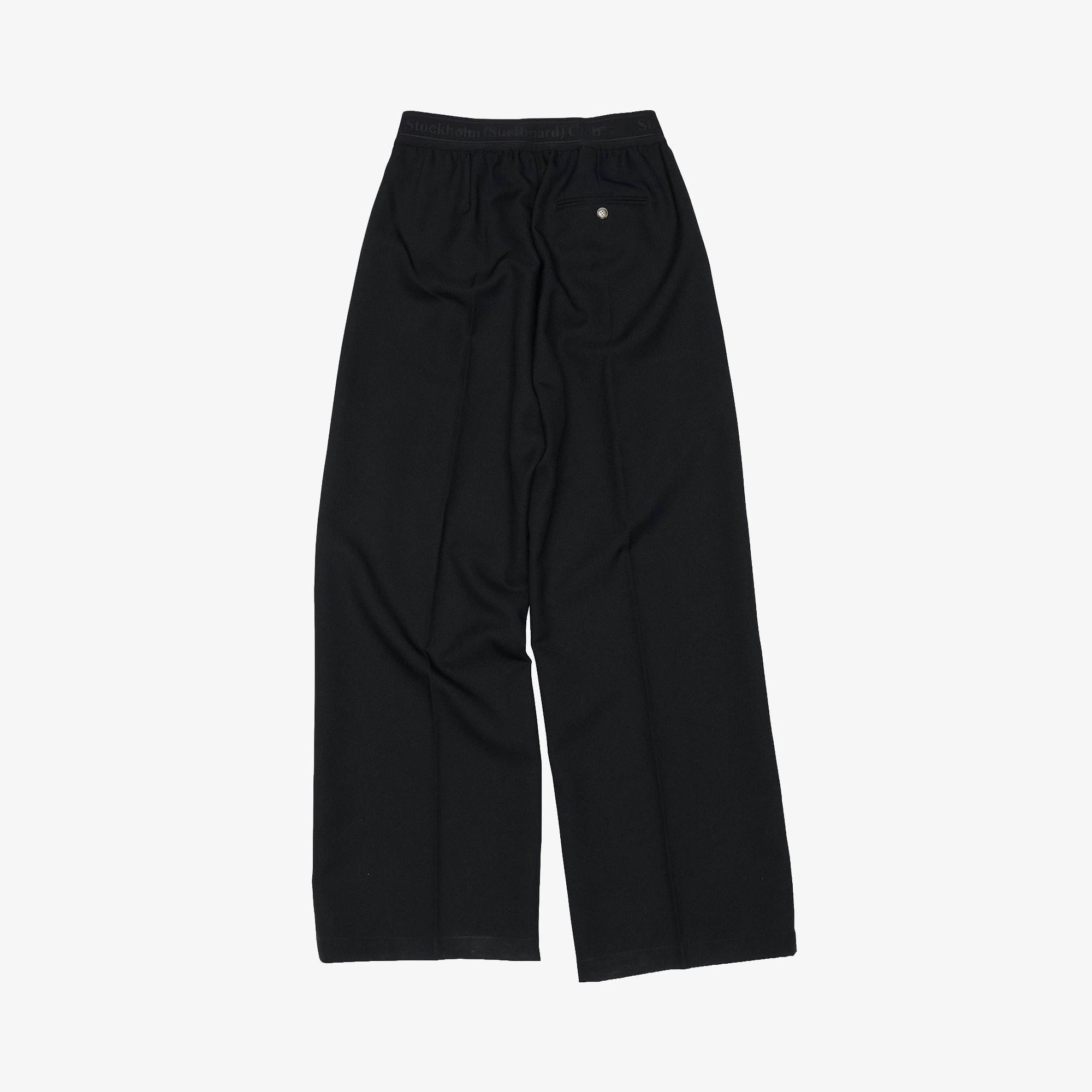 Stockholm Surfboard Club Elaine Relaxed Fit Trousers 'Black' - WUNDER