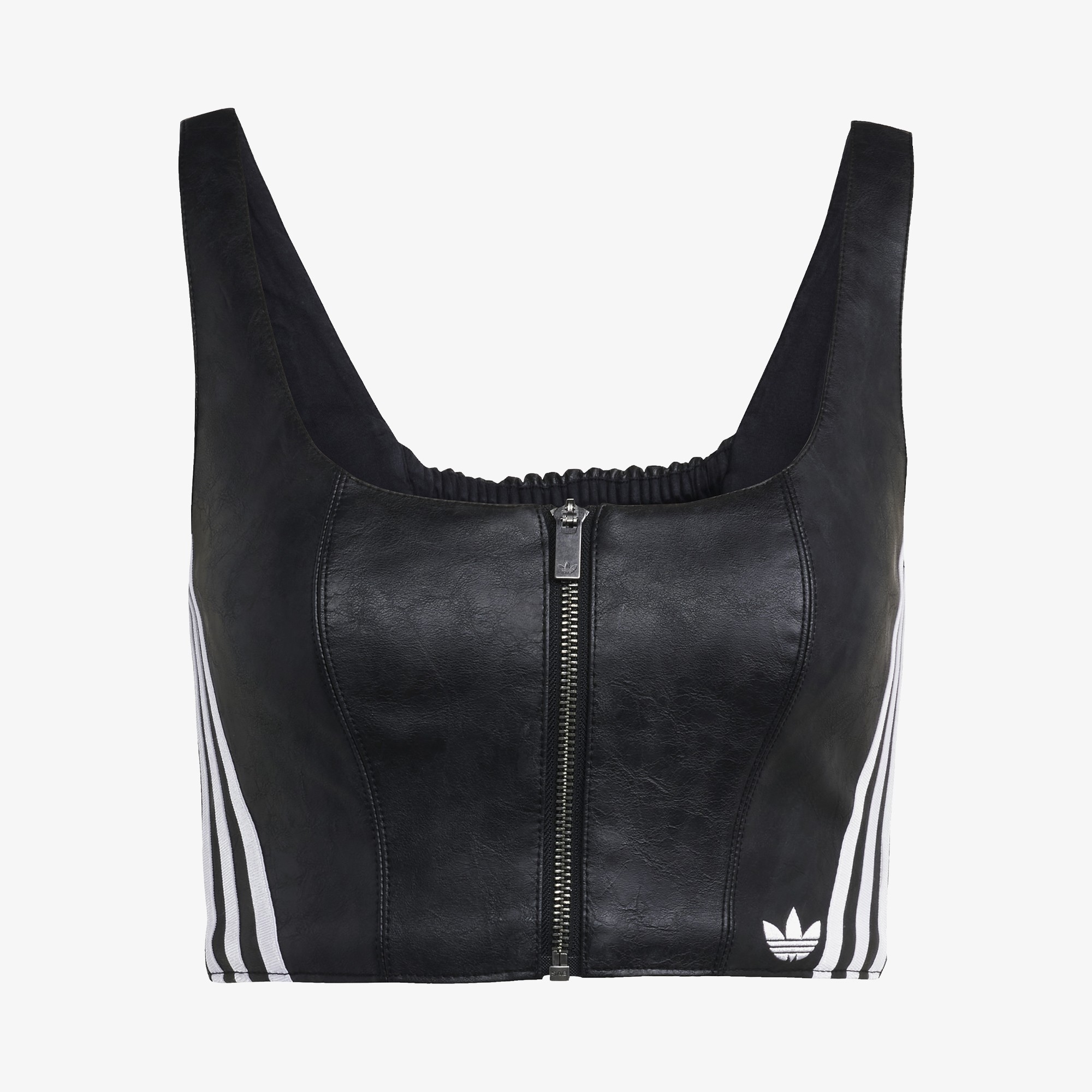 Adilenium Season 3 Vintage Faux Leather Top