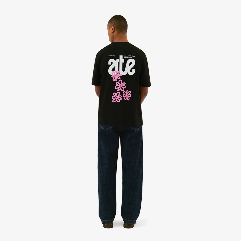 Flowers Back T-Shirt 'Black'