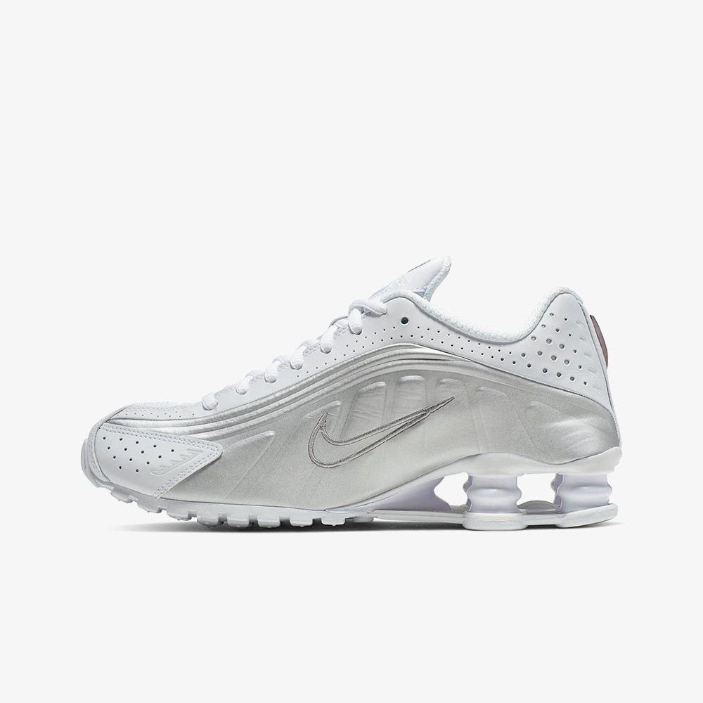 Shox R4 'White Metallic Silver'