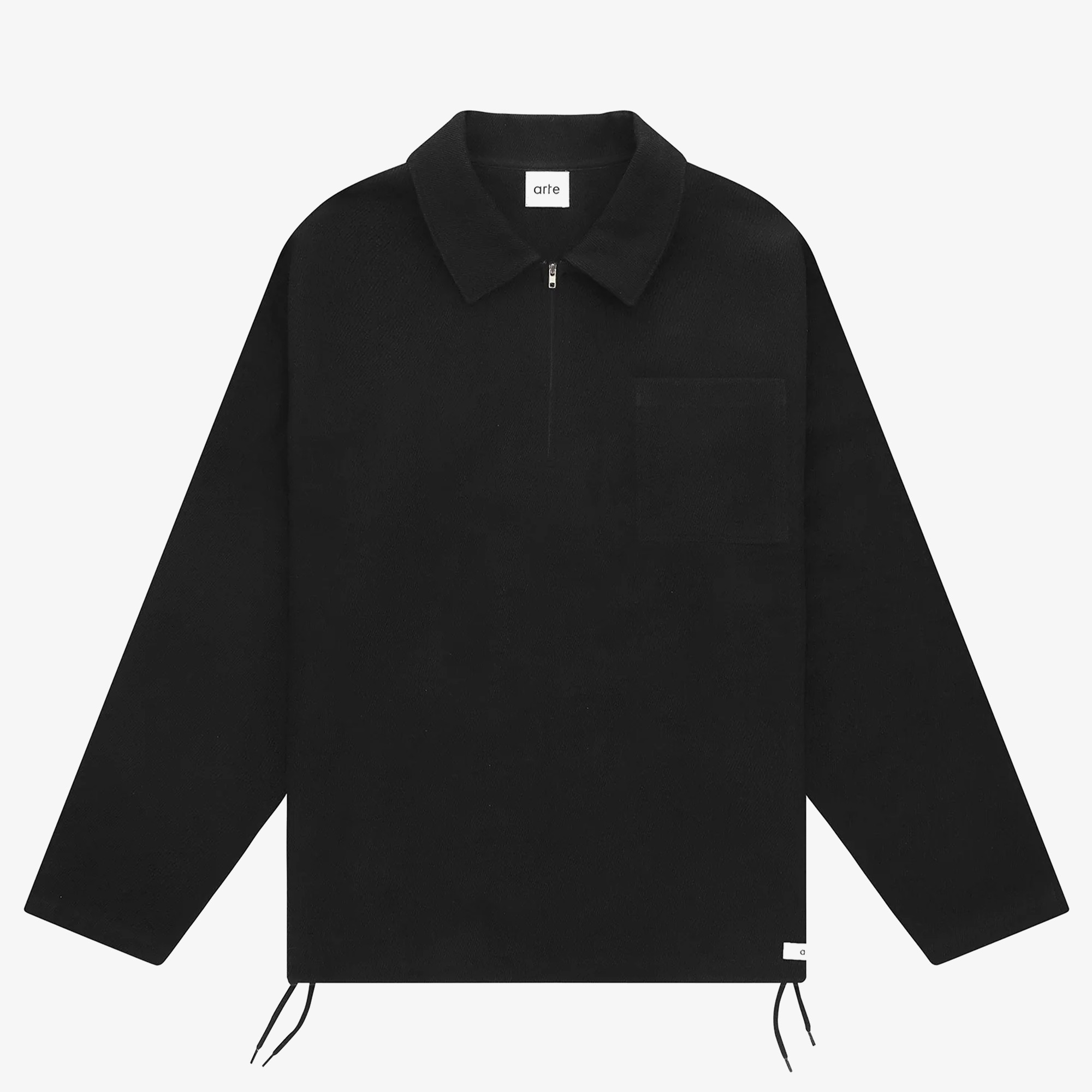 Label Pullover 'Black'