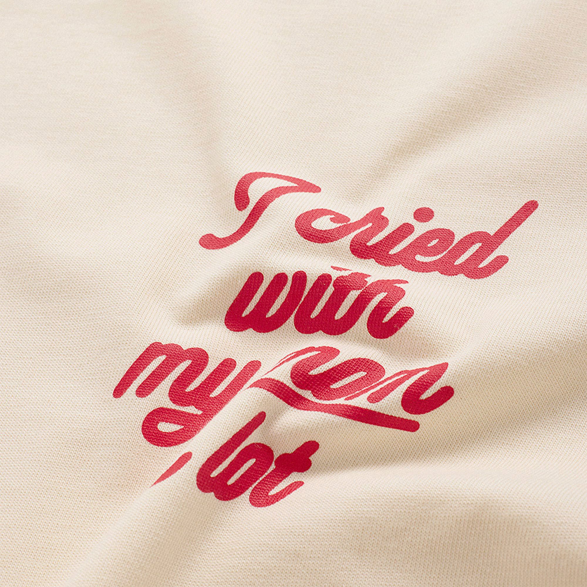 I Cried With My Mom a Lot Tee 'Off White'