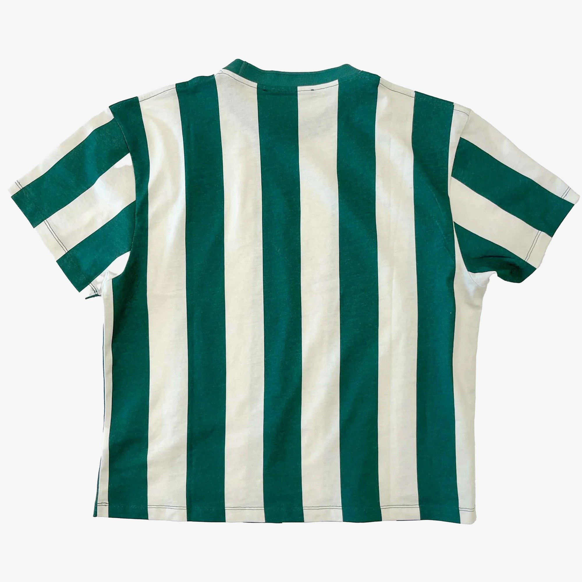 Box Tee Stripe 'Green & White'