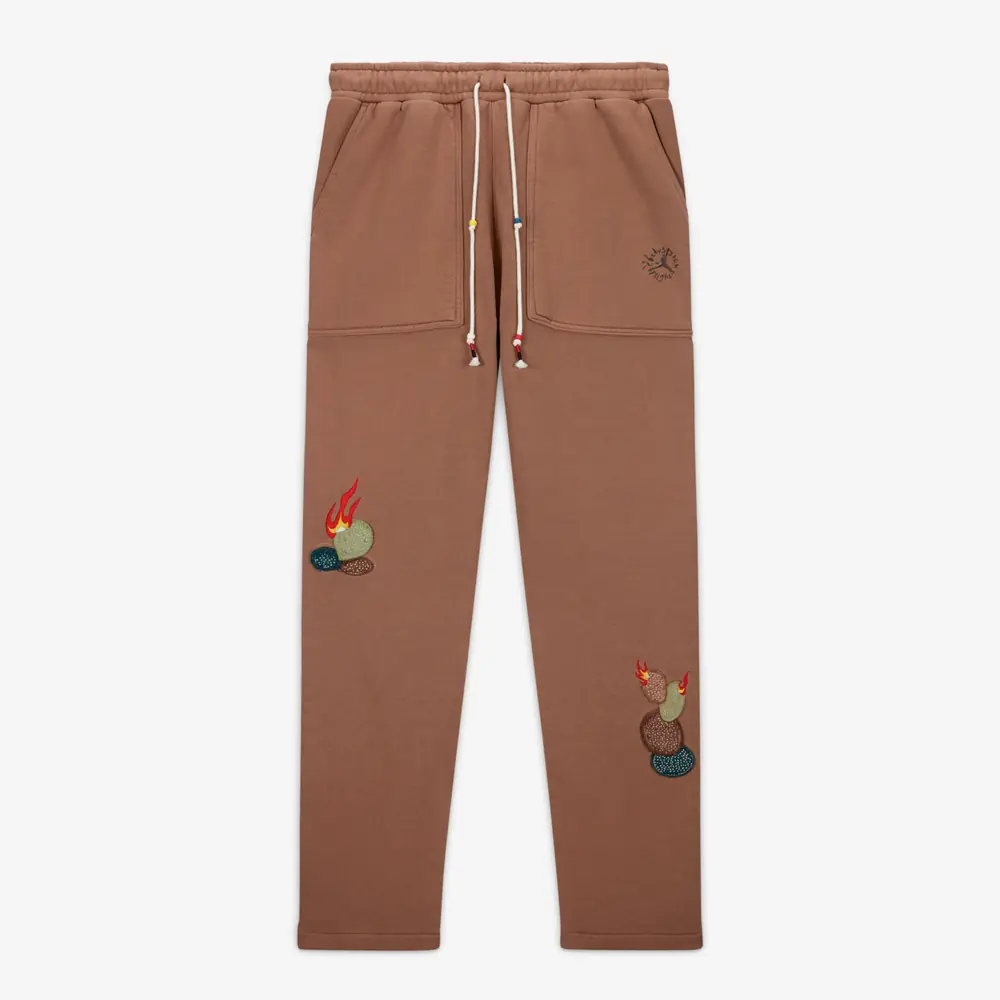 Travis Scott x Jordan Fleece Pant 'Brown' - WUNDER