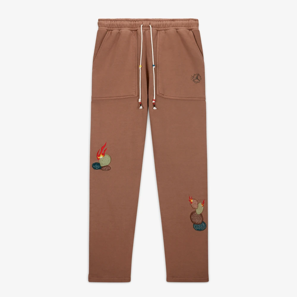 Travis Scott x Jordan Fleece Pant 'Brown' - WUNDER