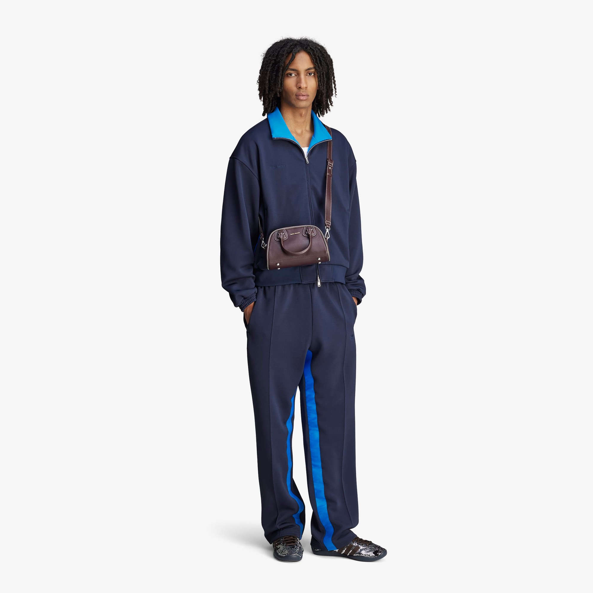 Wales Bonner x adidas Pique Track Top 'Midnight Navy'