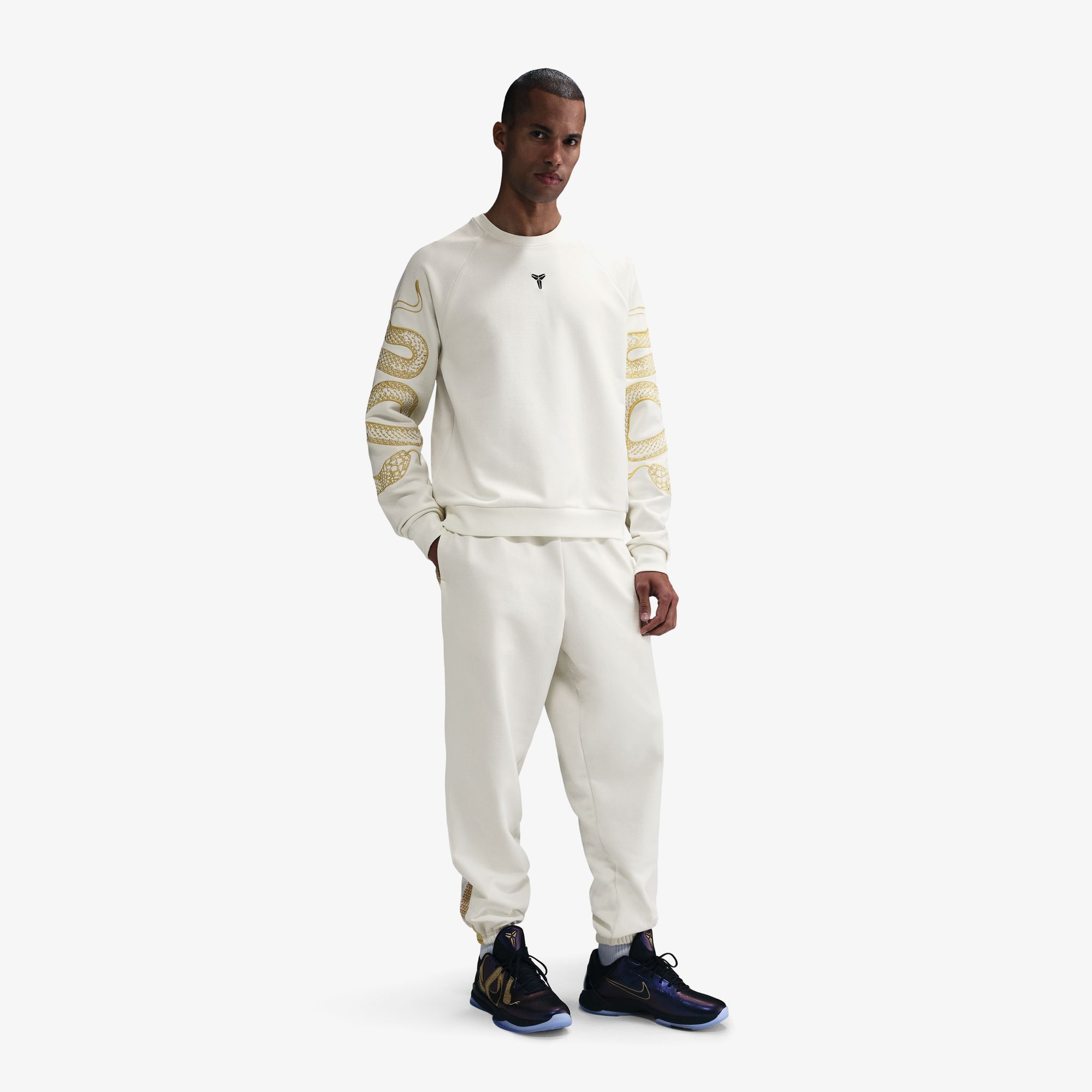 Kobe Year Of The Mamba Crewneck 'Beige Gold'