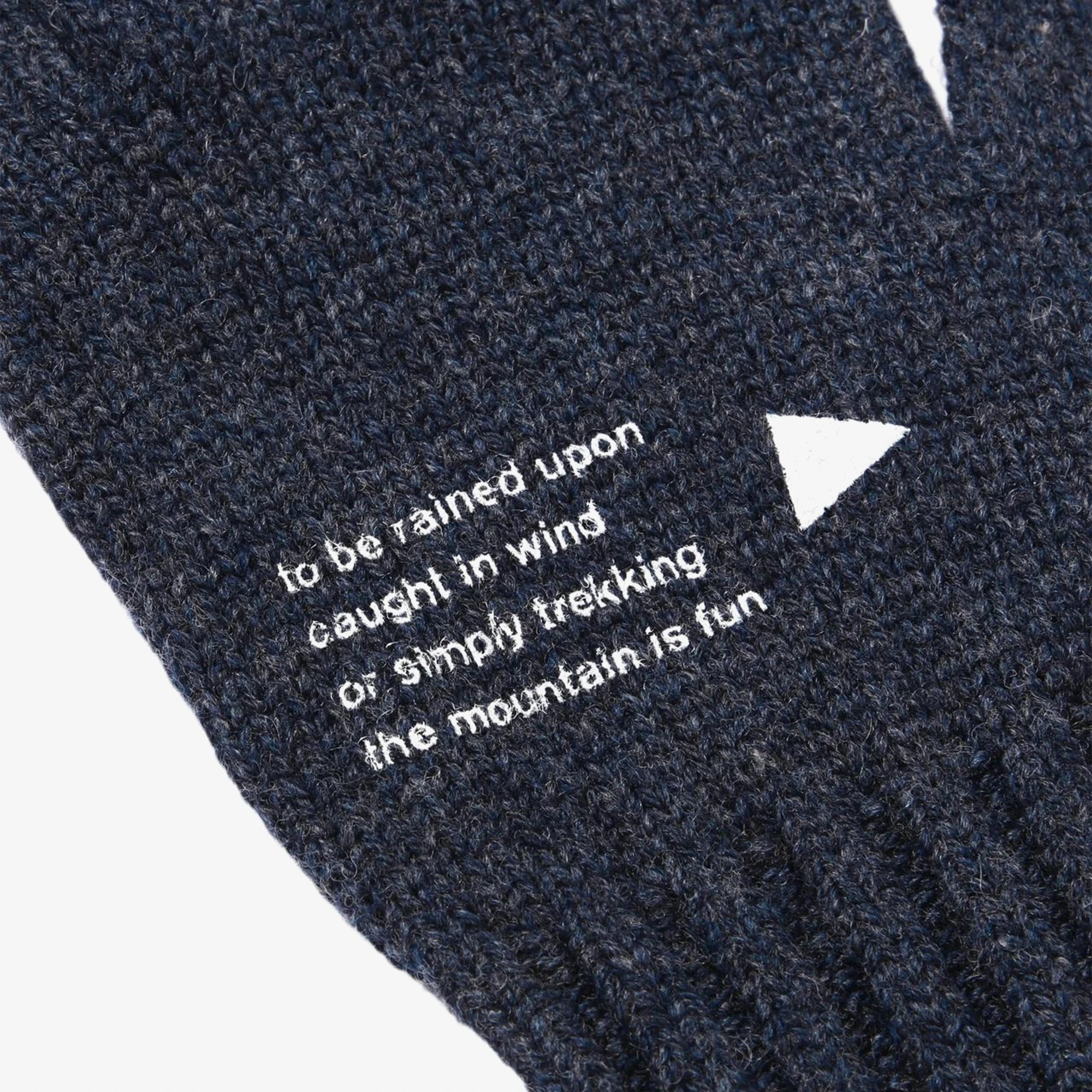 Wool Knit Glove 'Navy'