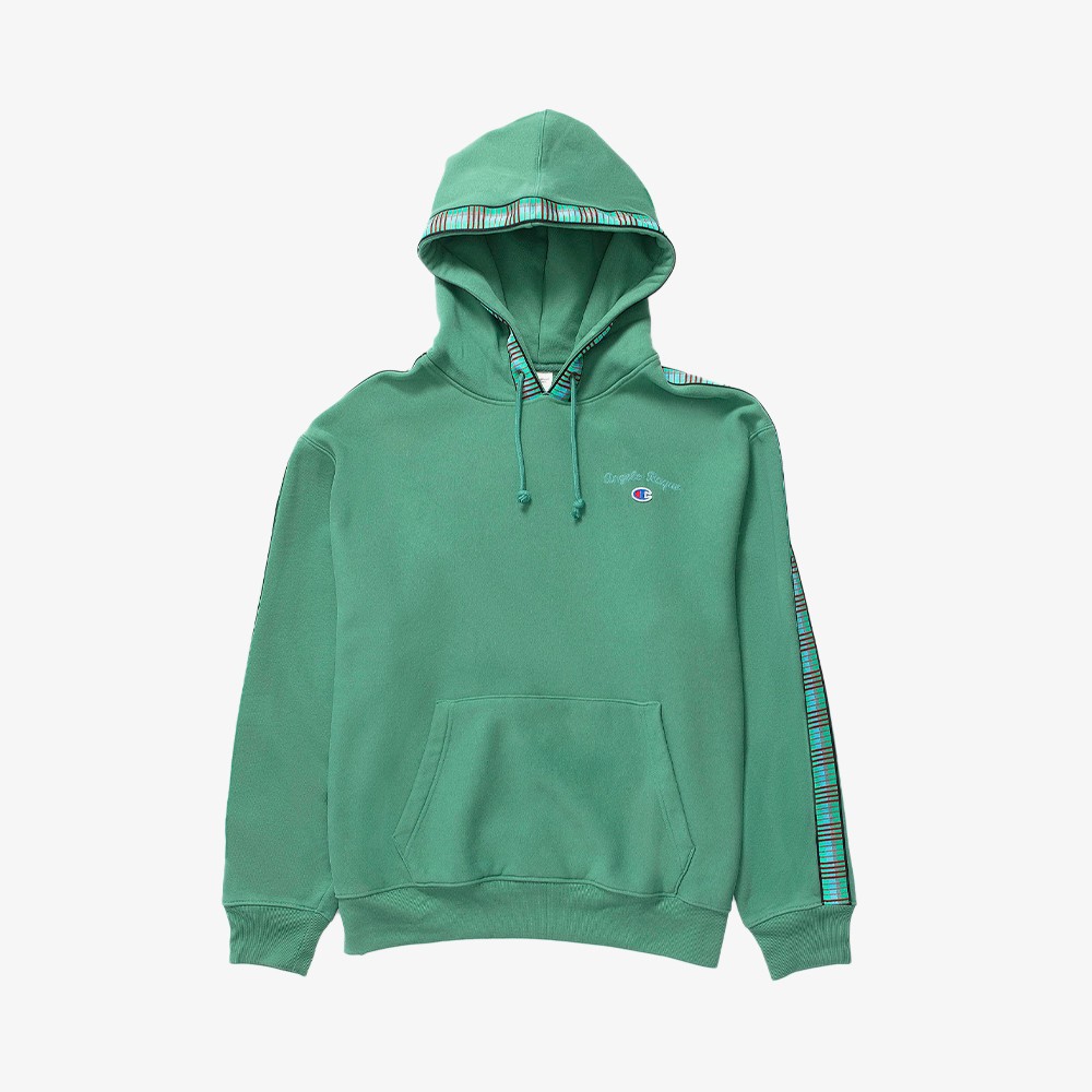 Champion x Angelo Baque PO Hoodie 'Washed Metaphor Green'