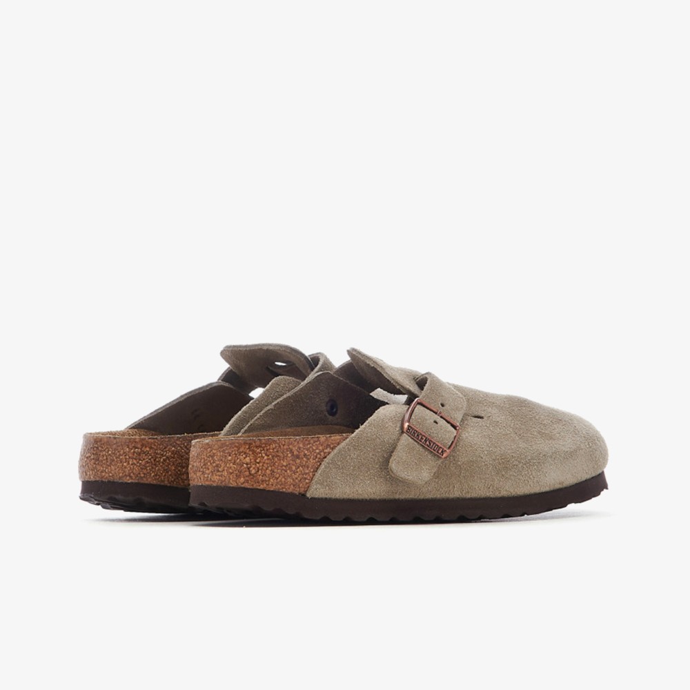 Boston Suede Leather 'Taupe'