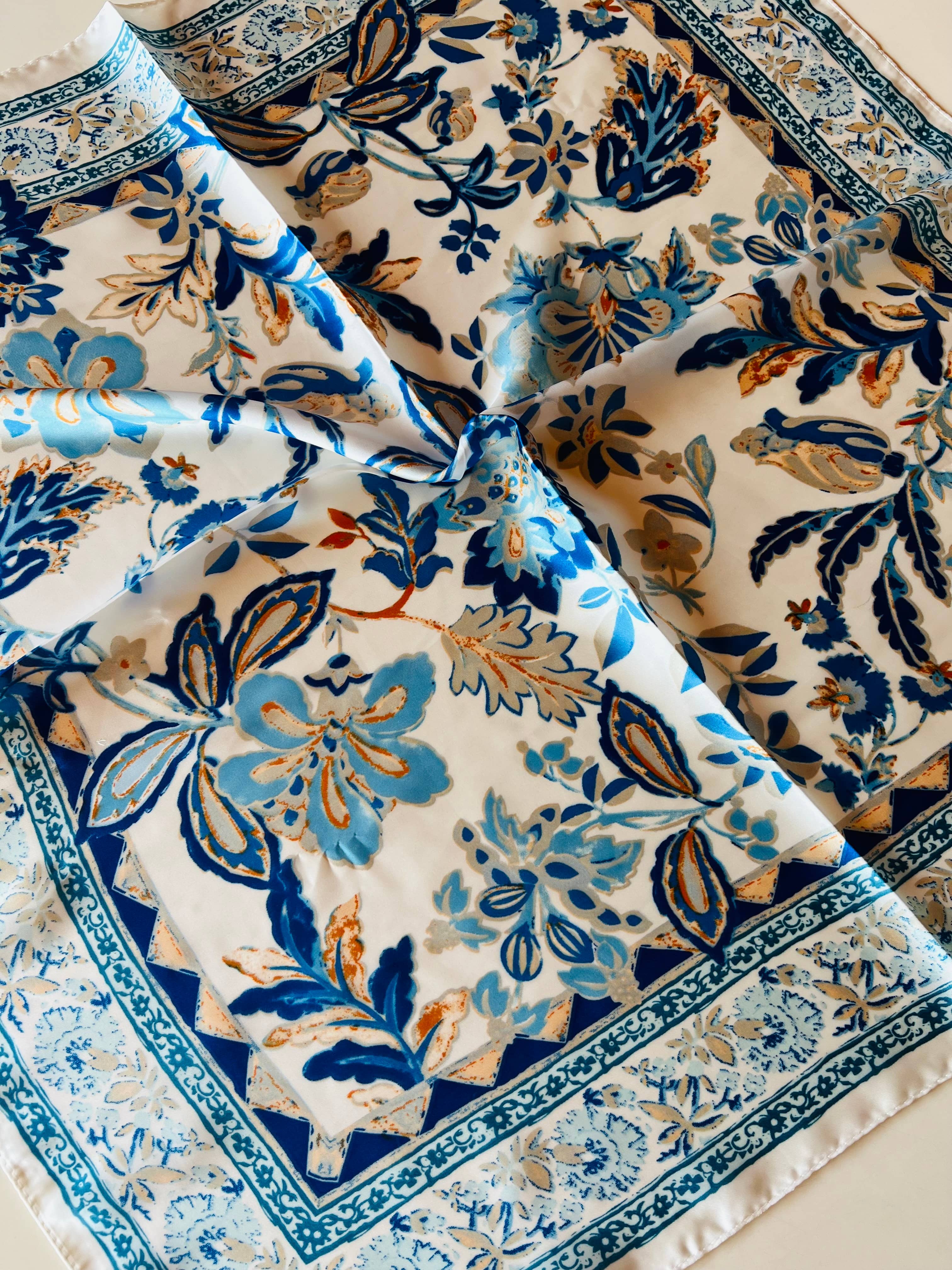 Whoknows İpek Saten Fular Bandana