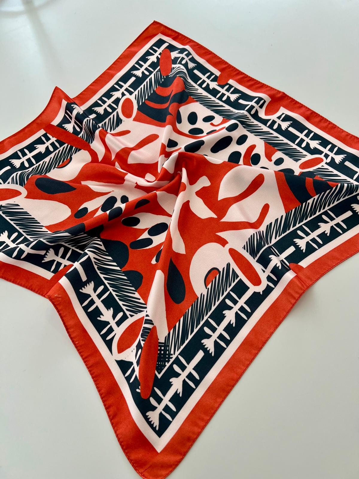 IRINA Desenli Fular Bandana 