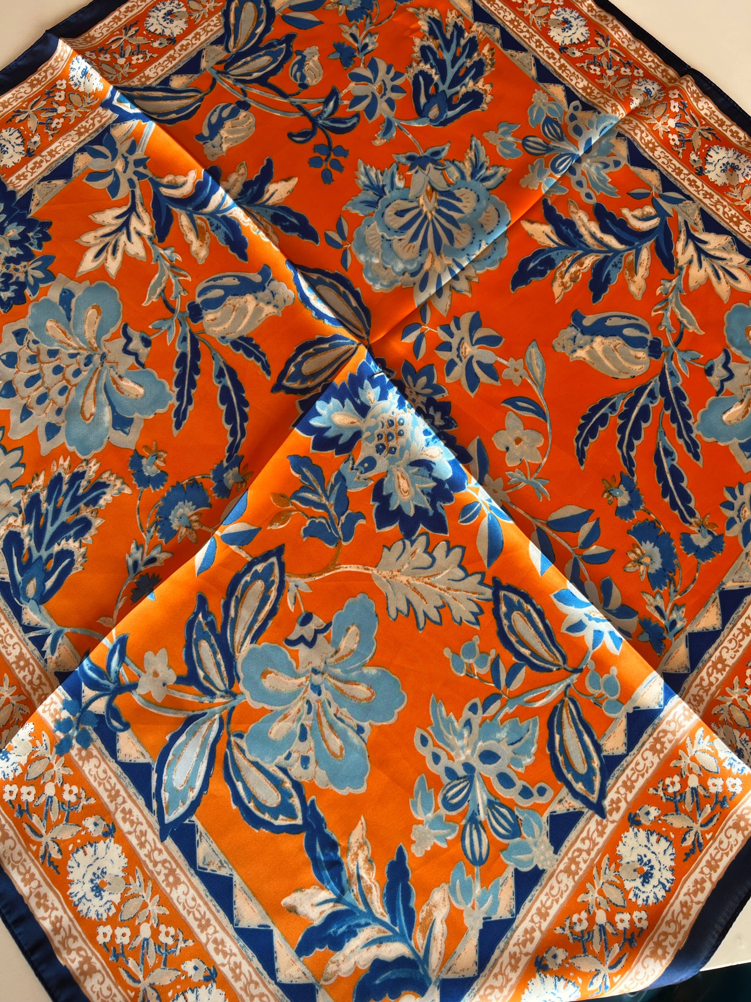 Whoknows İpek Saten Fular Bandana