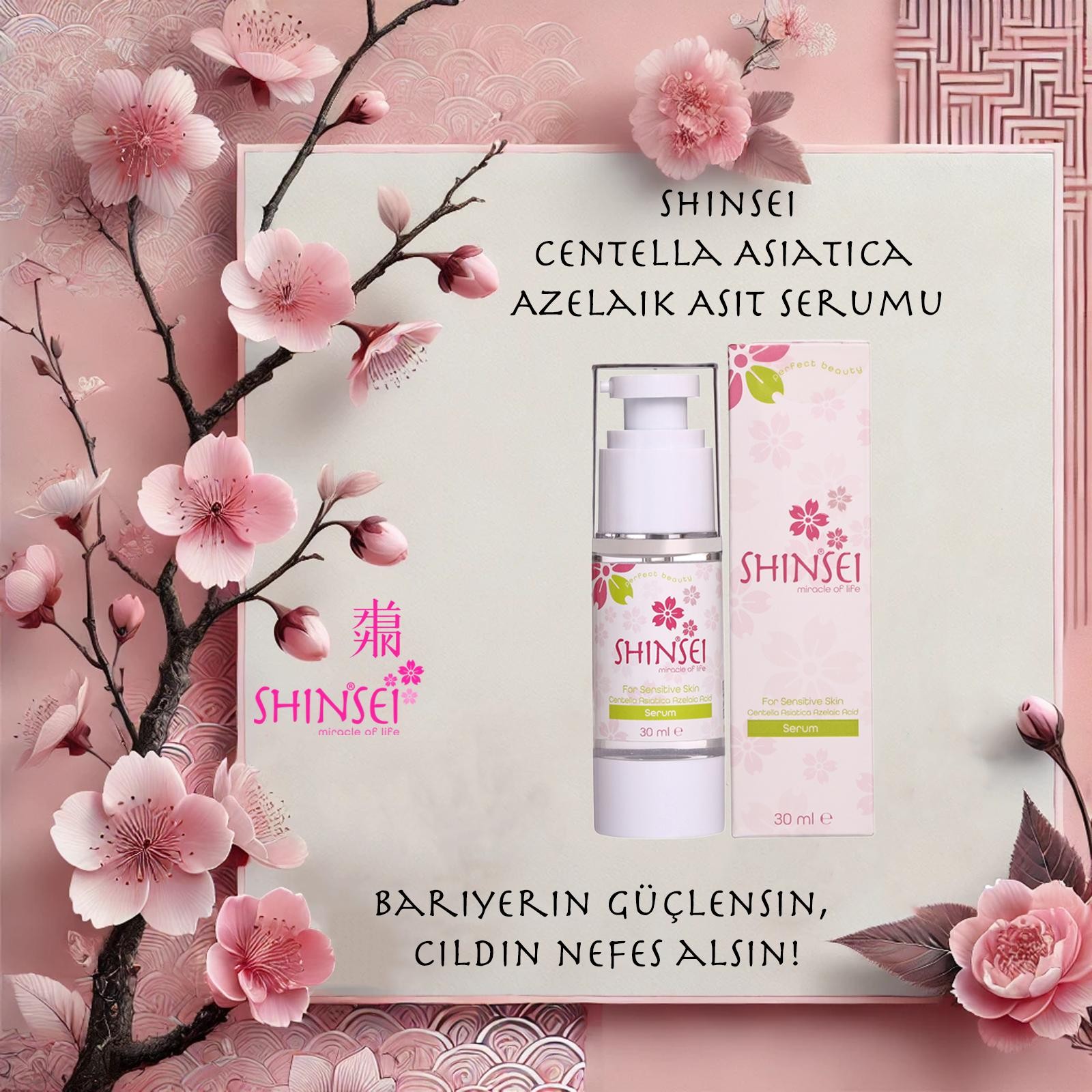 Hassas Ciltler İçin Centella Asiatika Yaprak Özü Suyu ve Azelaik Asit Serum