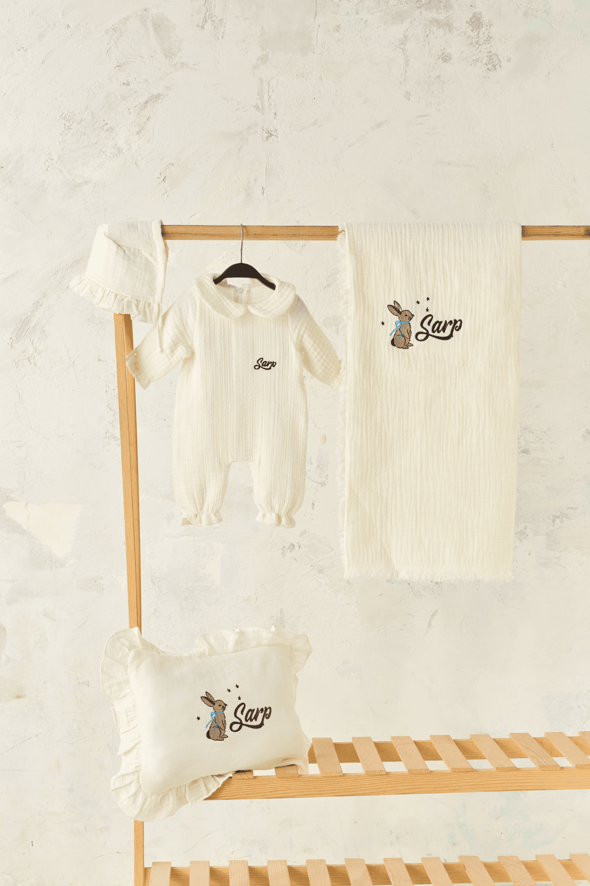 Rabbit Müslin Hastane Çıkışı 6'lı Set