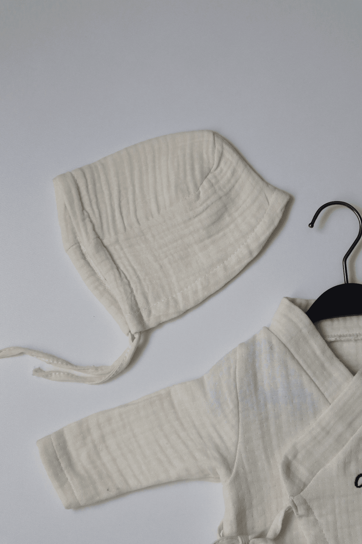 İsimli Kimono Müslin Hastane Çıkışı Tulum