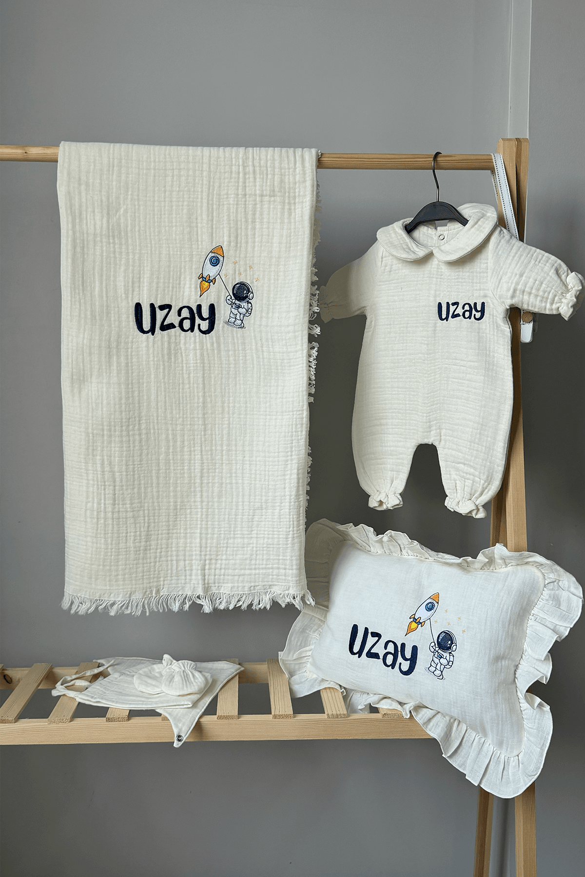 Astronaut Müslin Hastane Çıkışı 6'lı Set