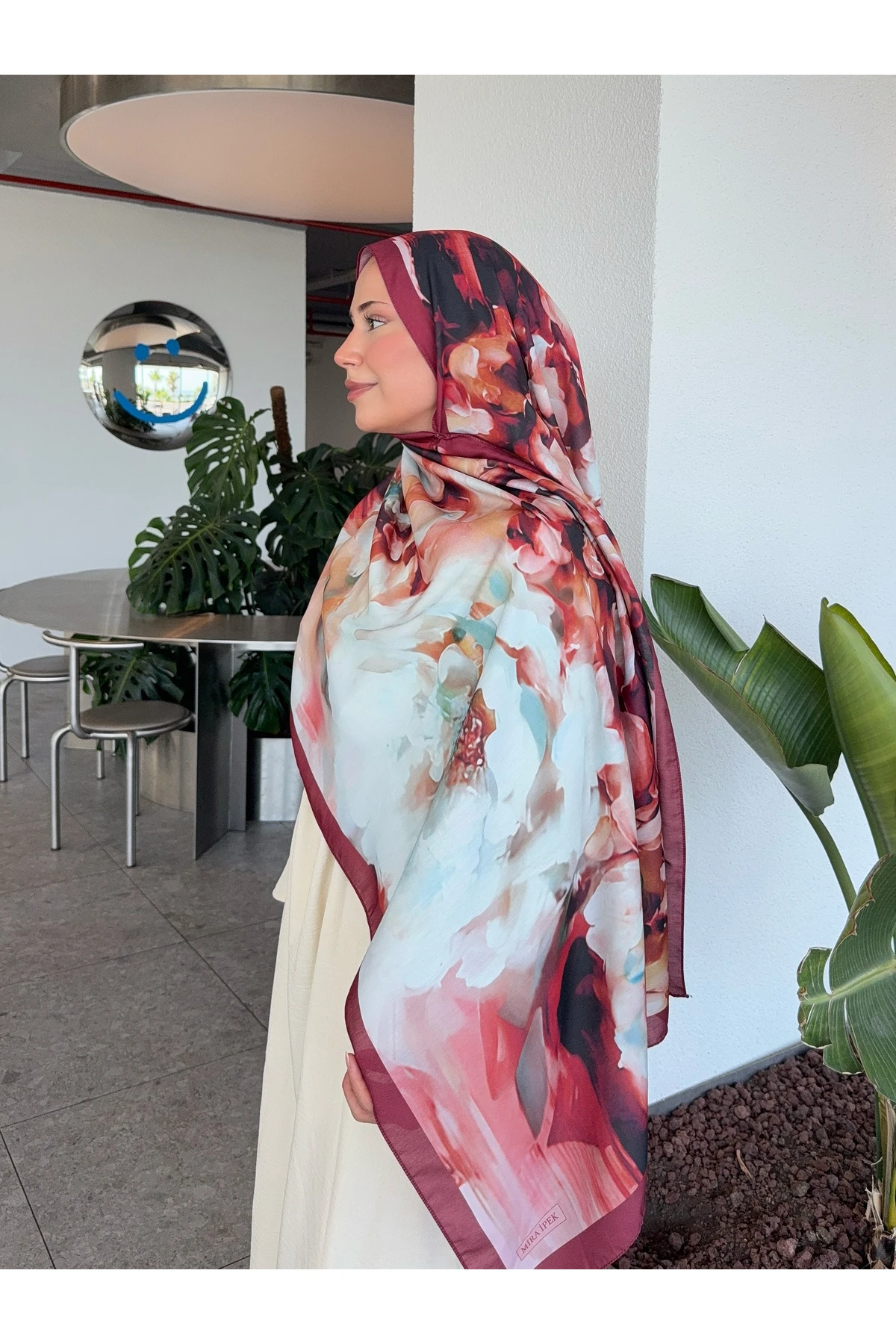 Desenli Pamuk Soft Şal Mena Serisi 