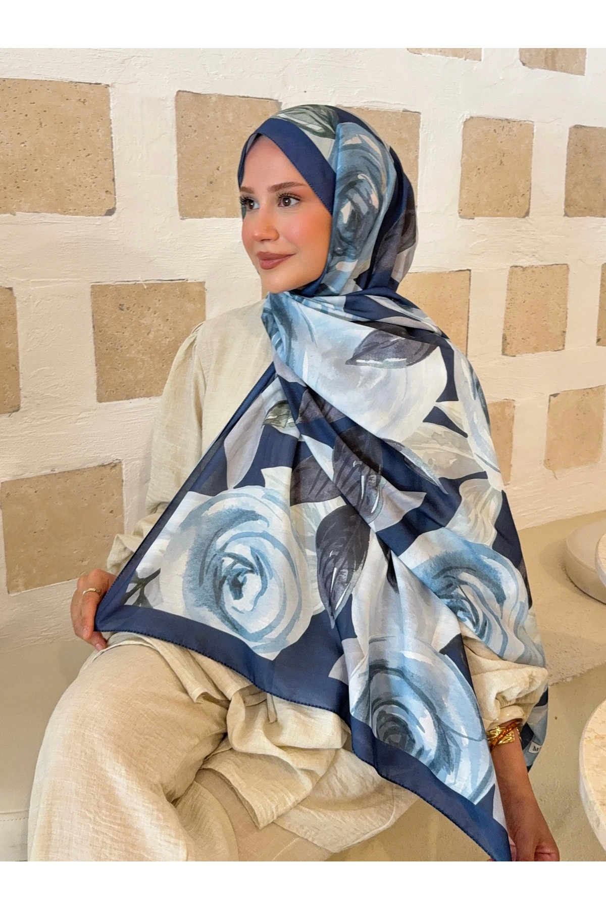 lacivert-açık mavi gül