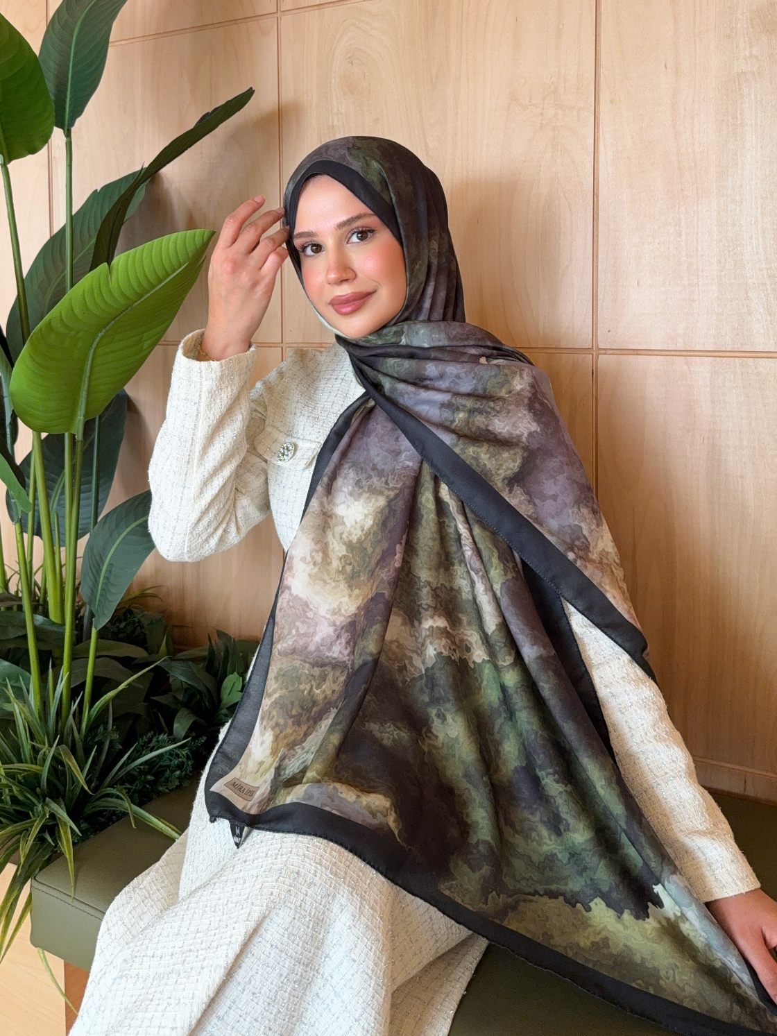 Desenli Pamuk Soft Şal Vera Serisi