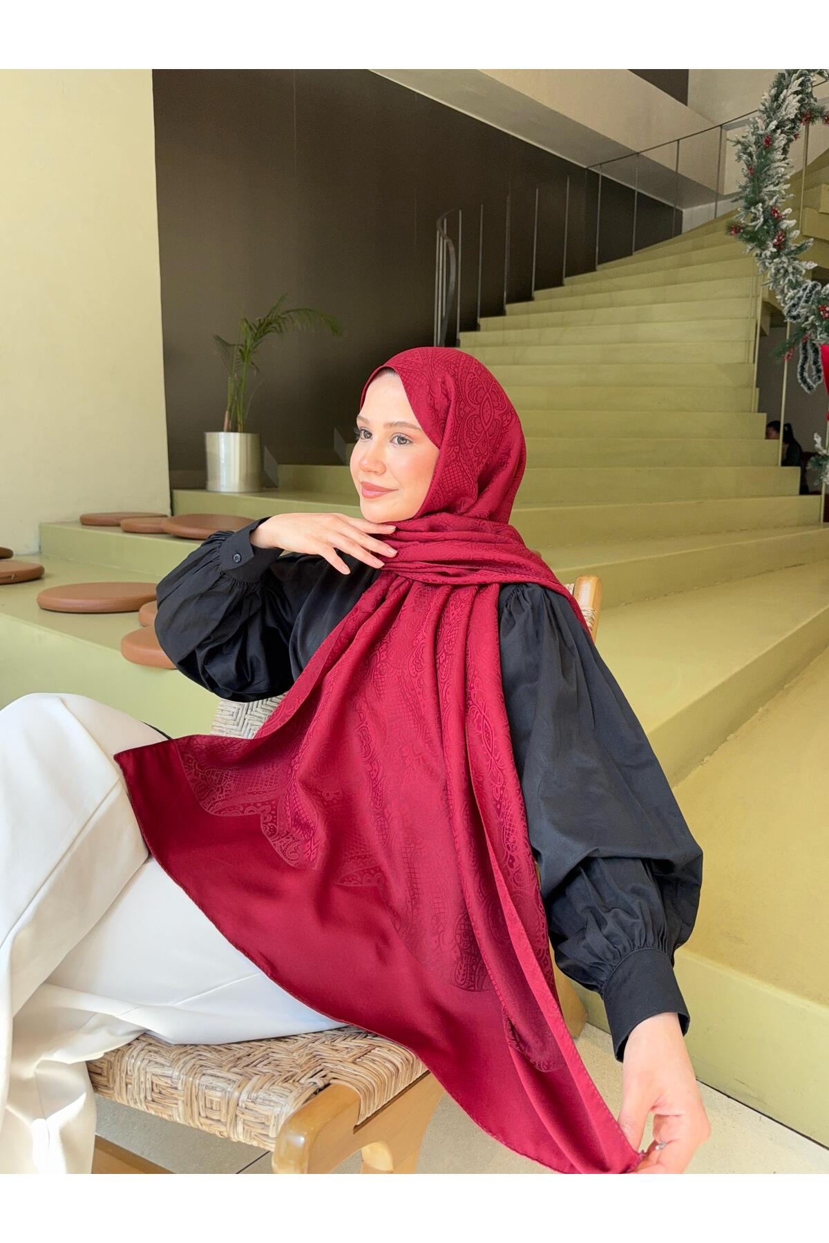 Diamond Desen Jakar Şal