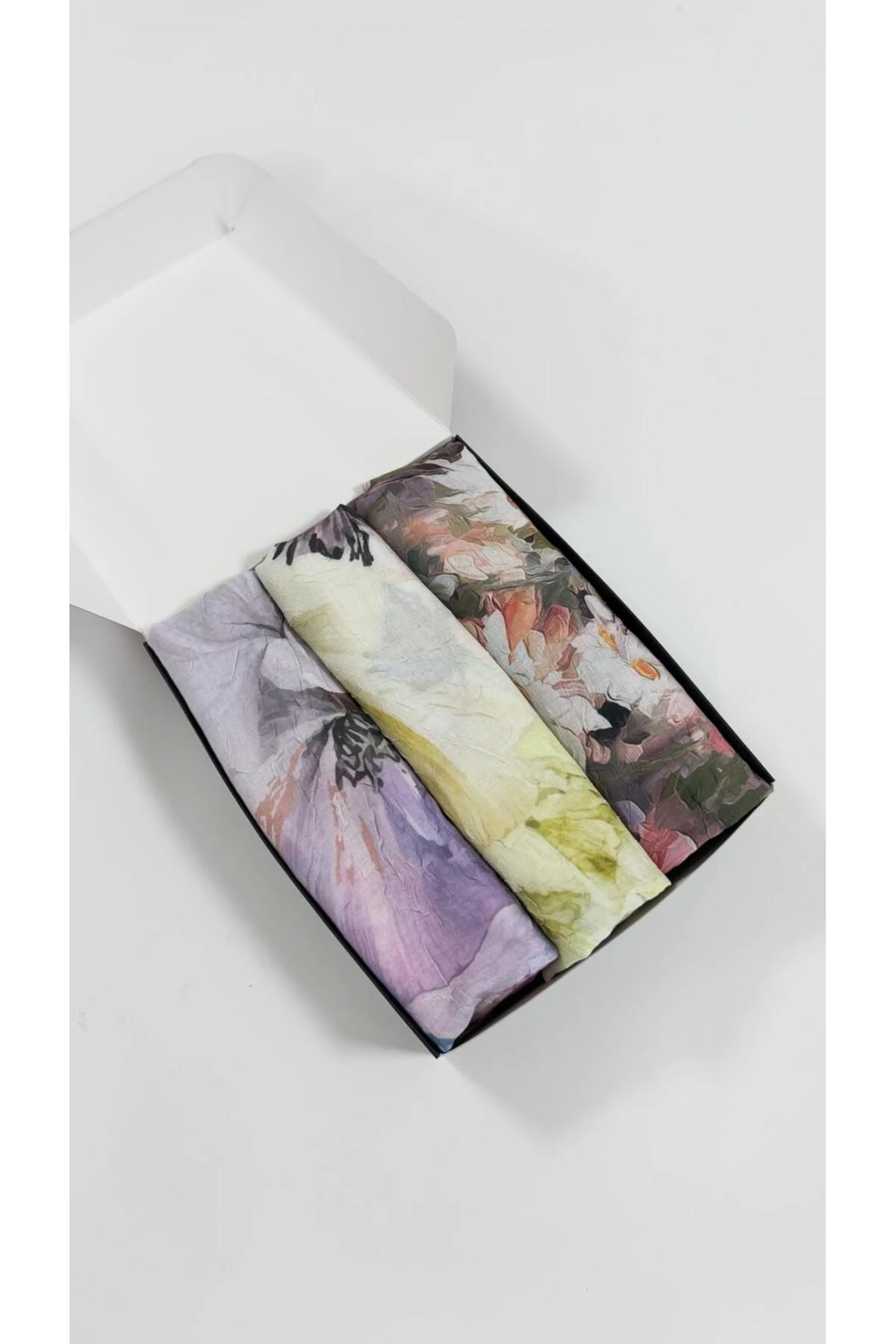 Şal Seti 3lü Kutulu Şal Hediye Seti 