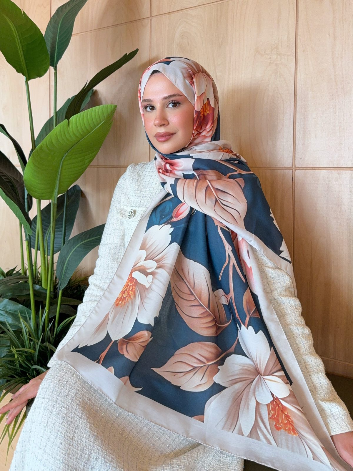 Desenli Pamuk Soft Şal Soon Serisi 