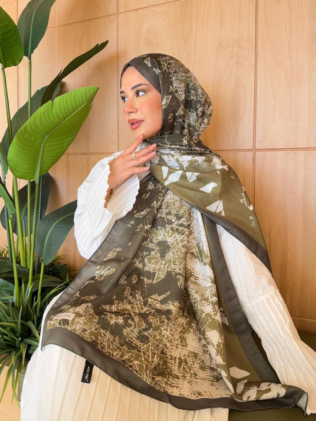 Desenli Pamuk Soft Şal Cesur Serisi