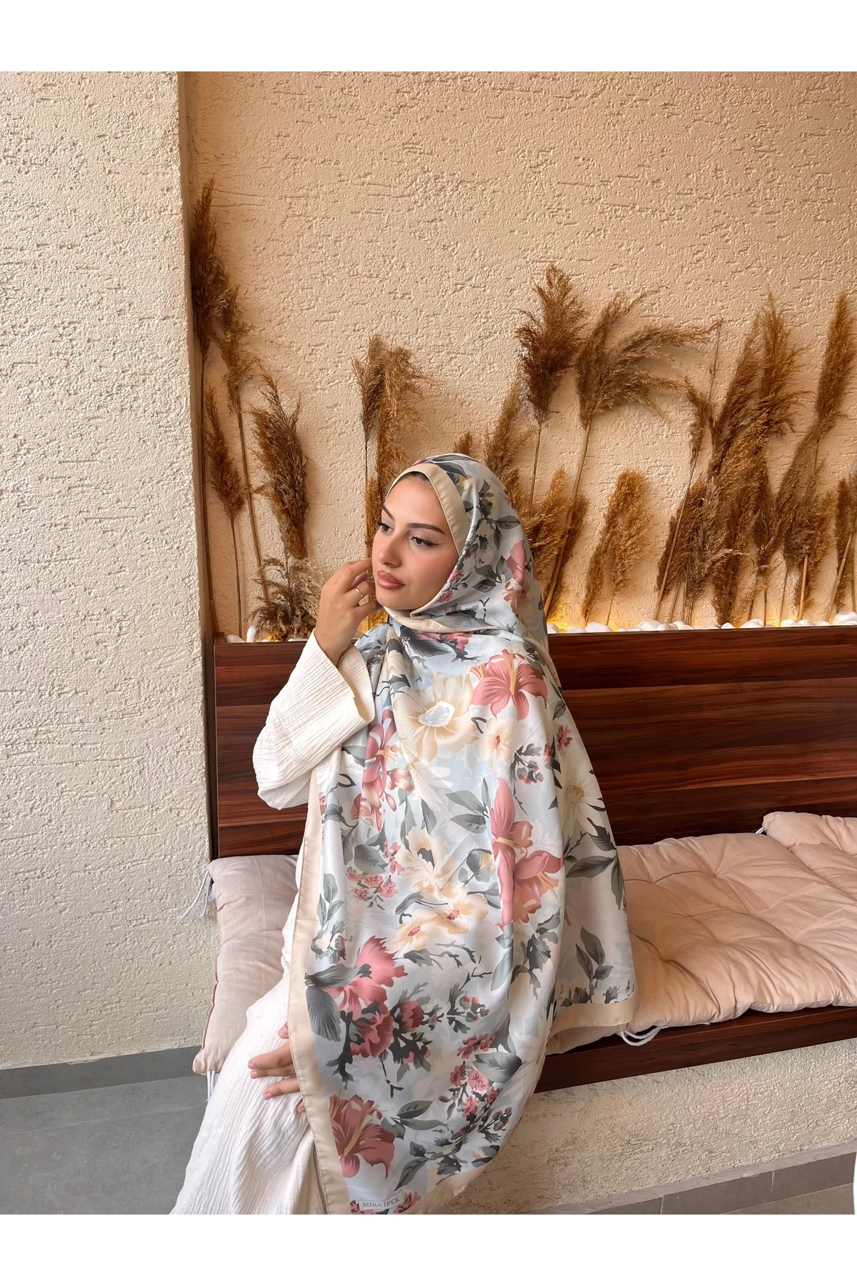 Desenli Pamuk Soft Şal İlham Serisi 