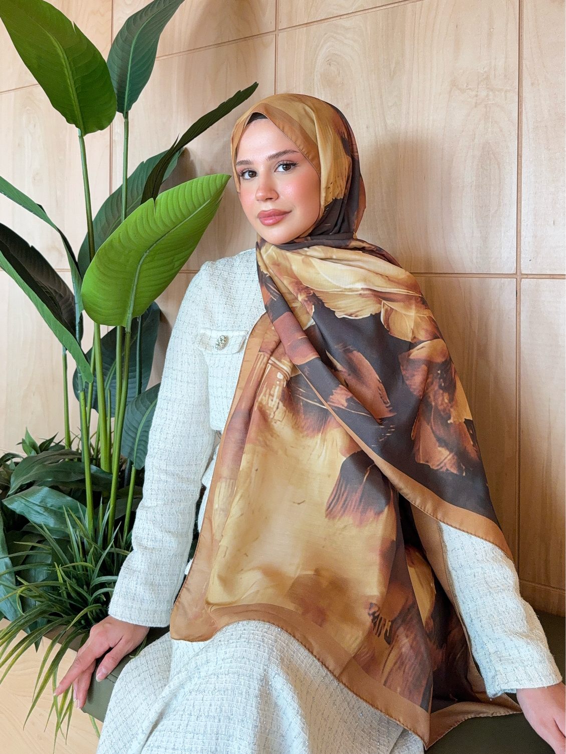 Desenli Pamuk Soft Şal Soon Serisi 