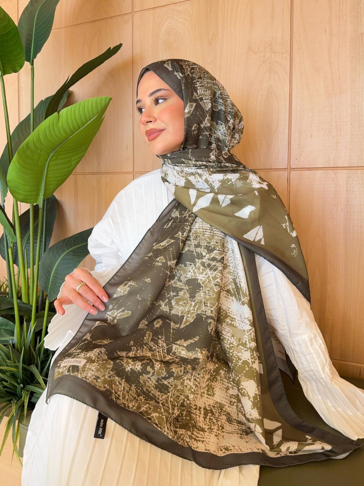 Desenli Pamuk Soft Şal Cesur Serisi