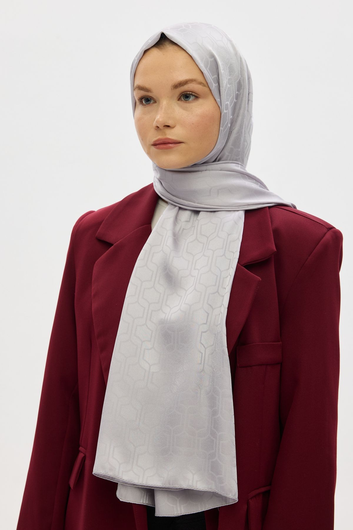 Jakarlı Şal Serisi (Rozet Desen)