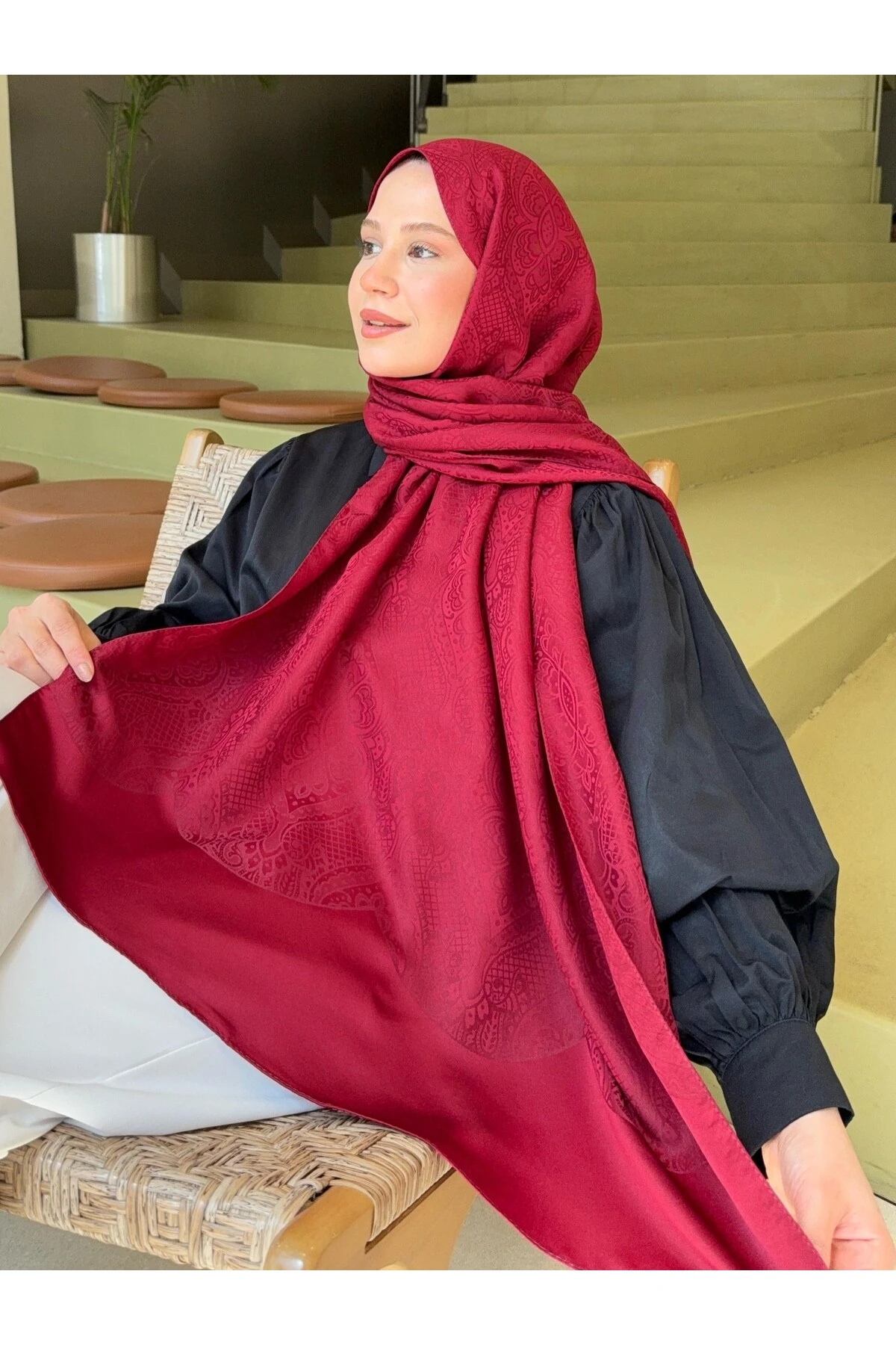 Diamond Desen Jakar Şal