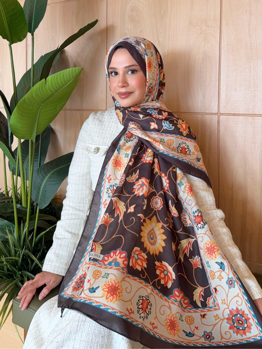 Desenli Pamuk Soft Şal Vera Serisi