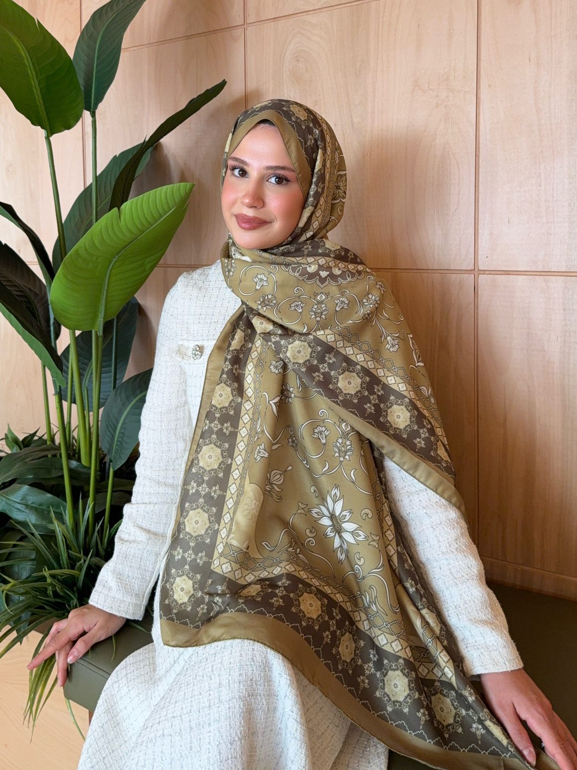 Desenli Pamuk Soft Şal Vera Serisi